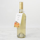 Bedankt voor je Thanksgiving Flessenhanger (Schuin)