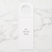 Bedankt voor je Thanksgiving Flessenhanger (Achterkant)