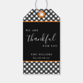 Bedankt voor je Thanksgiving Gift Label Cadeauetik Cadeaulabel