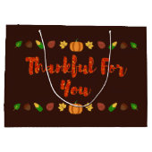 Bedankt voor je Thanksgiving Groot Cadeauzakje (Achterkant)