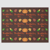 Bedankt voor je Thanksgiving Tissuepapier (Voorkant)