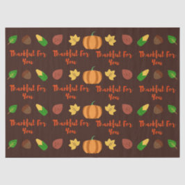 Bedankt voor je Thanksgiving Tissuepapier
