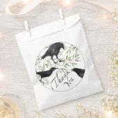 Bedankt voor je Tortelduifjes voor je tas Bedankzakje (Geknipt)