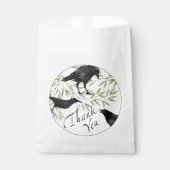 Bedankt voor je Tortelduifjes voor je tas Bedankzakje (Voorkant)