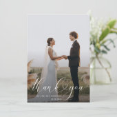 bedankt voor je trouwfotokaart (Staand voorkant)