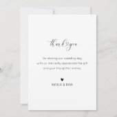 bedankt voor je trouwfotokaart (Achterkant)