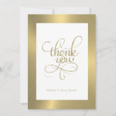Bedankt voor je typografie, goud op witte achtergr (Voorkant)