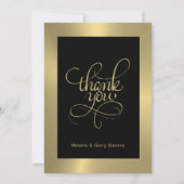 Bedankt voor je typografie, goud op zwarte achterg (Voorkant)