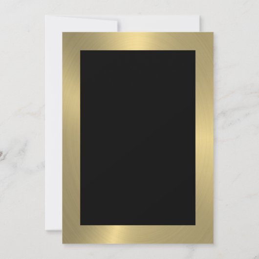 Bedankt voor je typografie, goud op zwarte achterg (Achterkant)