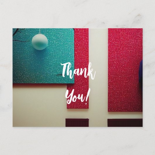 Bedankt voor je vakantiewenk. briefkaart (Voorkant)