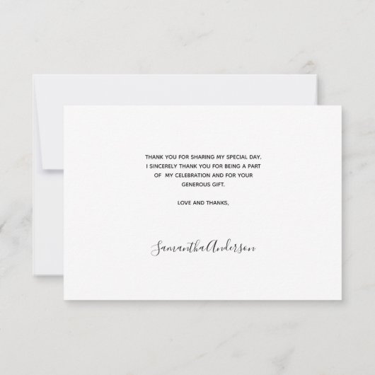 Bedankt voor je verjaardagfoto collage vrouwen (Achterkant)