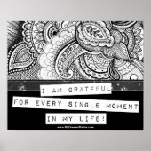 Bedankt voor je verlichting poster (Voorkant)