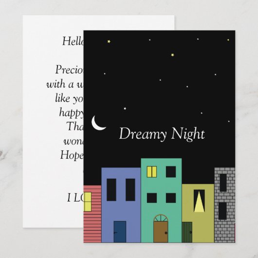 Bedankt voor je vriend feestdagenkaart (Voorkant / Achterkant)