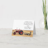 Bedankt voor je vriendelijkheid (Voorkant)