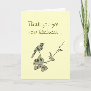 Bedankt voor je vriendelijkheid