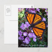 Bedankt voor je vriendelijkheid! Briefkaart (Voorkant / Achterkant)