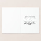 "Bedankt voor je vriendelijkheid!" Wenskaart Folie Kaarten (Binnen)