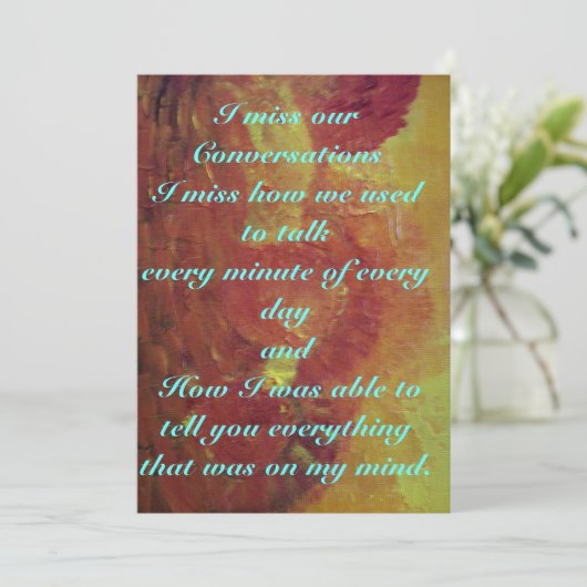 Bedankt voor je vriendschap (Staand voorkant)