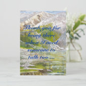 Bedankt voor je vriendschap (Staand voorkant)