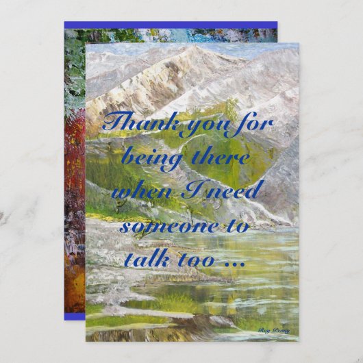 Bedankt voor je vriendschap (Voorkant / Achterkant)