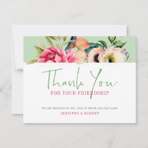 Bedankt voor je vriendschap Boho bloemen