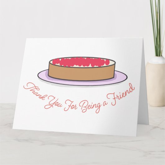 Bedankt voor je vriendschap kaart (Voorkant)