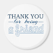 Bedankt voor je vriendschap magneet (Voorkant)
