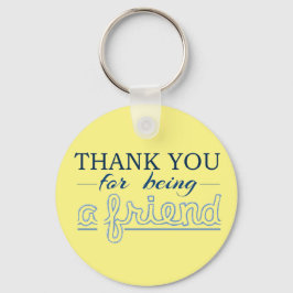 Bedankt voor je vriendschap sleutelhanger