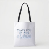 Bedankt voor je vriendschap tote bag (Voorkant)