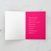 Bedankt voor je vrouw met de groetings kaarten (Binnen)