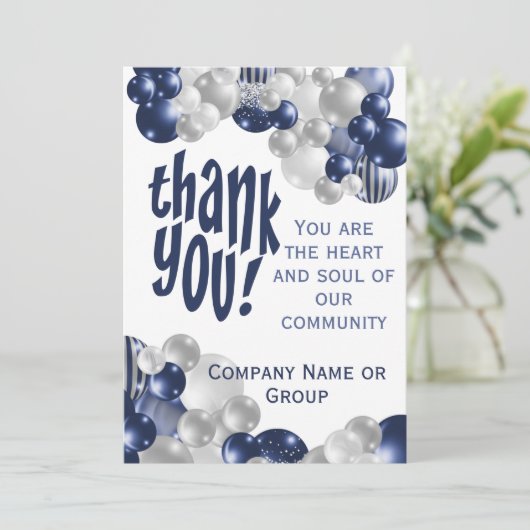 Bedankt voor je waardering (Staand voorkant)