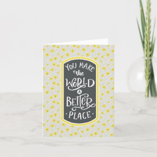 Bedankt voor je waardering