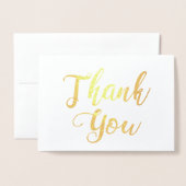 Bedankt voor je waardering folie kaarten (Voorkant met envelop)