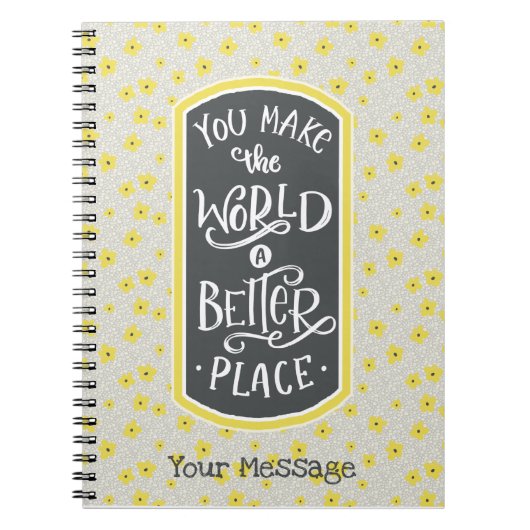 Bedankt voor je waardering notitieboek (Voorkant)