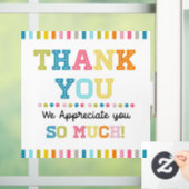 Bedankt voor je waardering van de vierkante sticke raamsticker (Huis)