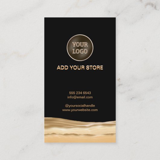 Bedankt voor je winkelkorting Kaart met zakelijke  Kortingskaartje (Achterkant)