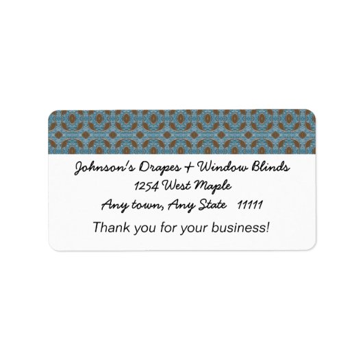 Bedankt voor je zakelijke adresetiketten etiket (Voorkant)