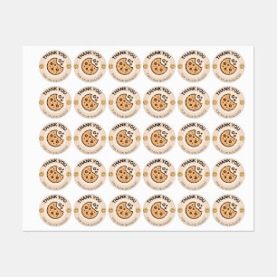 Bedankt voor je zakelijke, cookie sticker