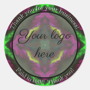 Bedankt voor je zakelijke stickers