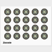 Bedankt voor je zakelijke stickers (Vel)