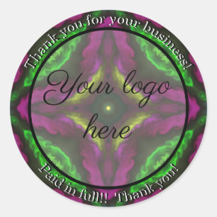 Bedankt voor je zakelijke stickers