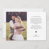 Bedankt voor je zwevende tekstbruiloft (Achterkant)