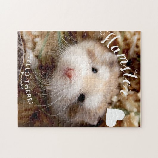 Bedankt voor jullie Cute Robo Hamster Legpuzzel (Horizontaal)