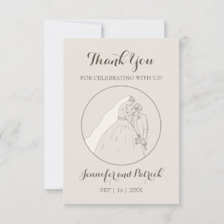 Bedankt voor jullie komst naar onze bruiloft. De g