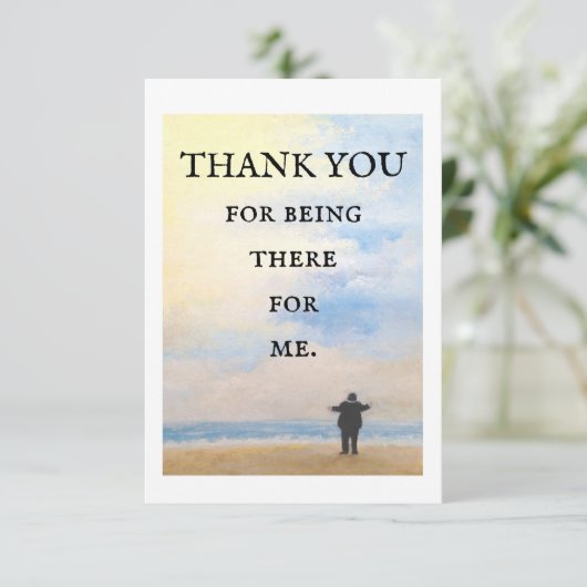 BEDANKT VOOR JULLIE omdat u er voor mij bent.. (Staand voorkant)