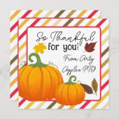 bedankt voor jullie vrijwilligers dank je cadeau (Voorkant / Achterkant)