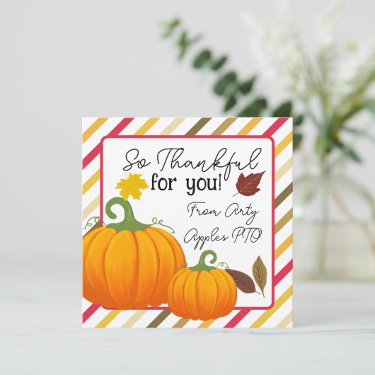 bedankt voor jullie vrijwilligers dank je cadeau (Staand voorkant)