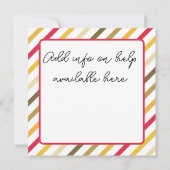 bedankt voor jullie vrijwilligers dank je cadeau (Achterkant)