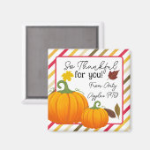 bedankt voor jullie vrijwilligers dank je cadeau magneet (Voorkant / Achterkant)