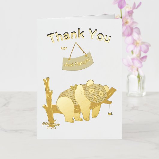 Bedankt voor Just Hangin' Kaart - Adiela Akoo (Orchidee)